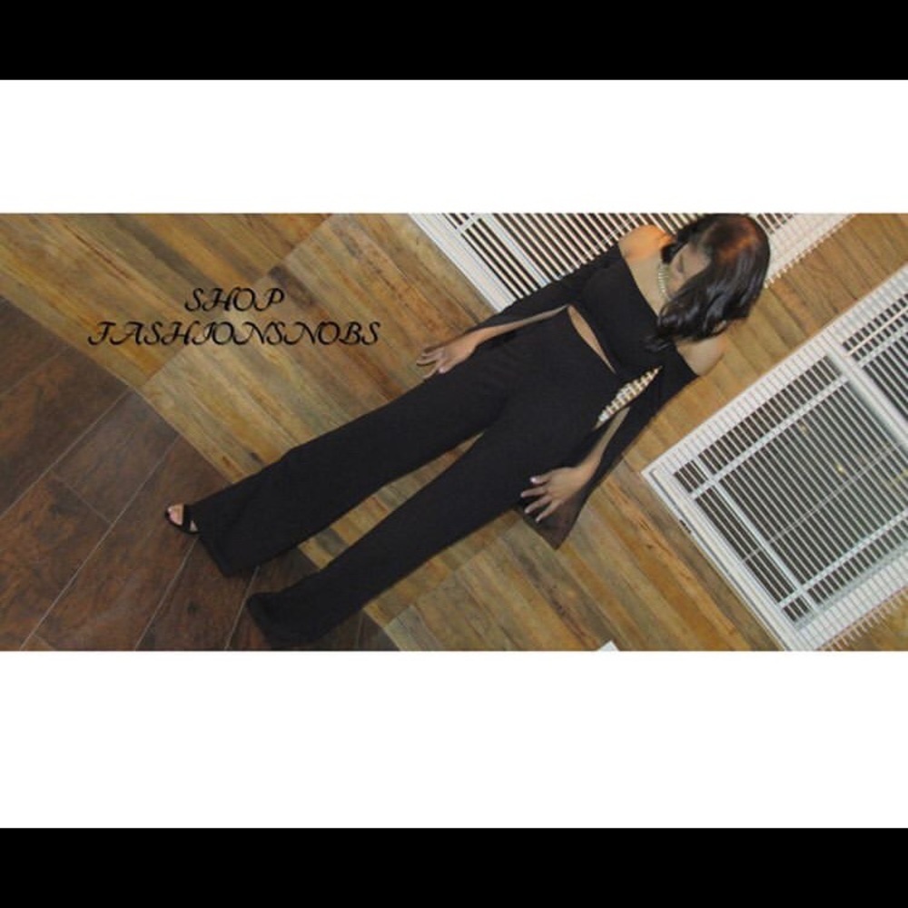 Black jumpsuit